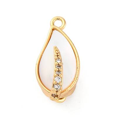 Brass & Black Lip Shell & Epoxy Resin Box Clasps