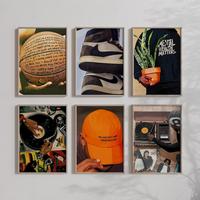 Set of 6 Men Wall Decor, Masculine Wall Art, Black Man Wall Art, HypeBeast Wall Art, Black Art , home decor gift Photo Poster