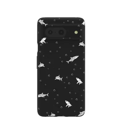 Black Lil Sharks Google Pixel 8 Case