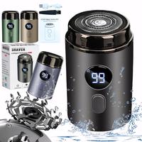 Electric Shaver, 1 Box Waterproof Portable Mini Shaver with Accessories, Rechargeable Foil Shaver for Men, Great for Travel a...