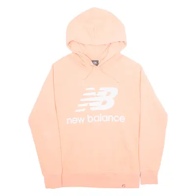 NEW BALANCE Womens Pink Hoodie S