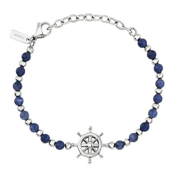 Breil Decent Soundwave Beaded Helmet Bracelet TJ3587