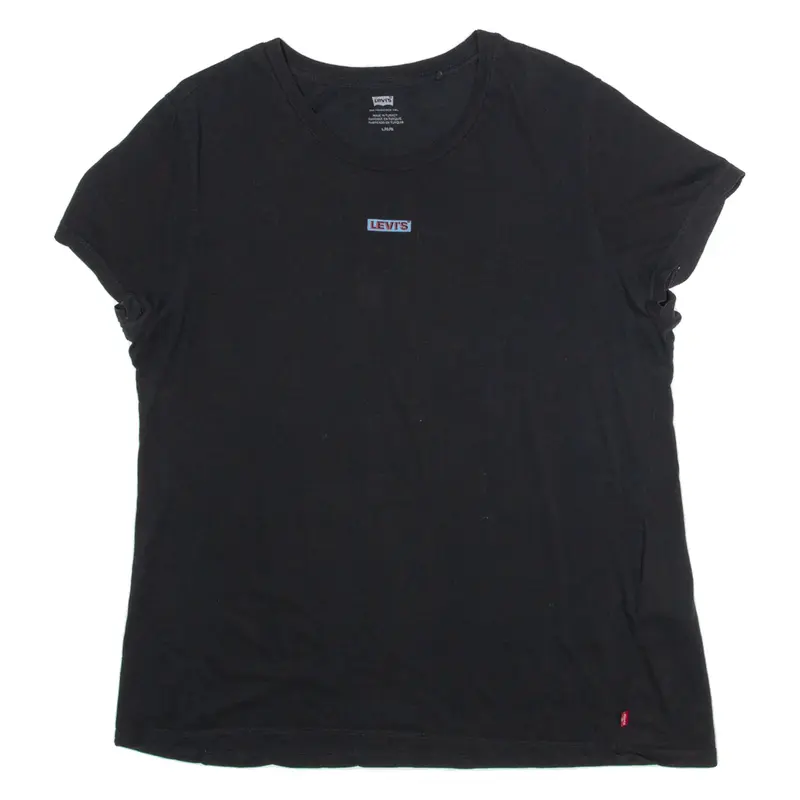 LEVI'S Mens T-Shirt Black L