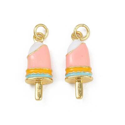 Brass Enamel Pendants