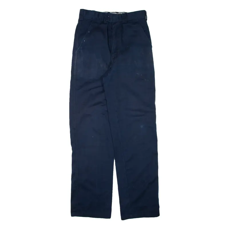 DICKIES Workwear Mens Trousers Blue Regular Straight W30 L31