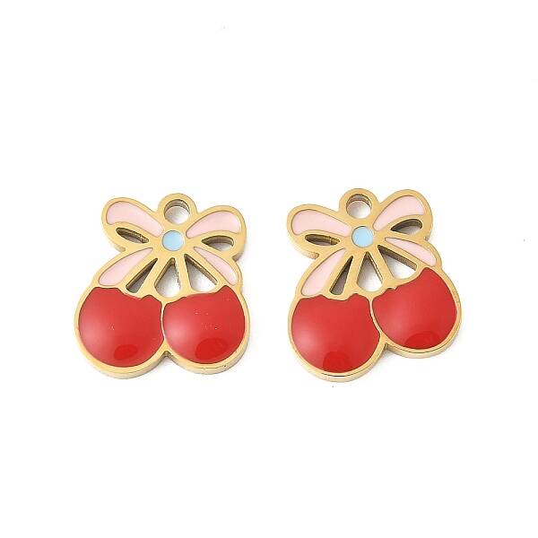 304 Stainless Steel Enamel Charms