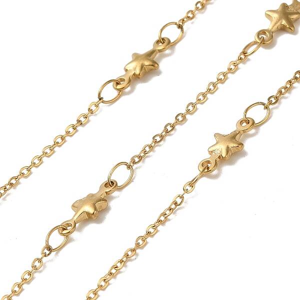 Ion Plating(IP) 304 Stainless Steel Star Link Chains