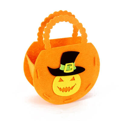 Felt Halloween Candy Bags with Handles
