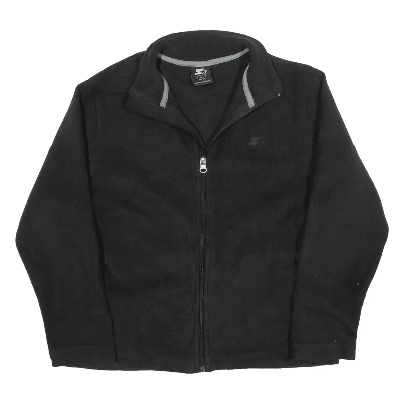 STARTER Fleece Jacket Black Boys L