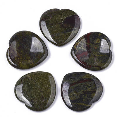 Natural Dragon Blood Thumb Worry Stone