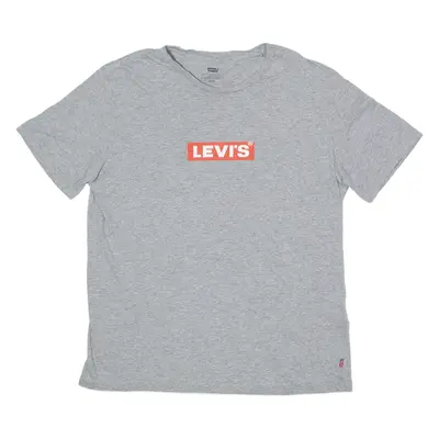 LEVI'S Mens T-Shirt Grey Crew Neck M