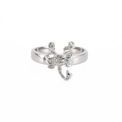 Non-Tarnish 304 Stainless Steel 12 Constellations/Zodiac Signs Open Cuff Ring for Women