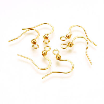 316 Surgical Stainless Steel Earring Hooks