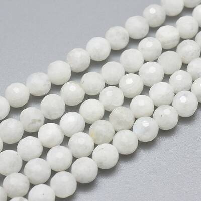 Natural Rainbow Moonstone Beads Strands