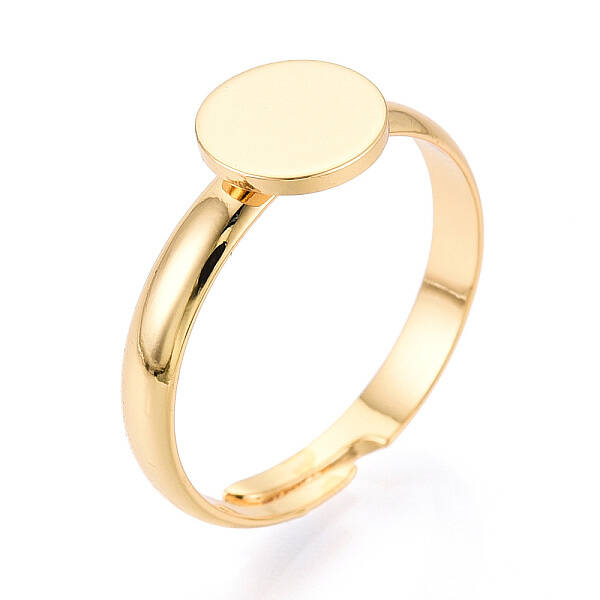 Brass Cuff Ring Findings