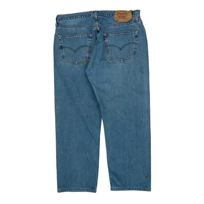 501 Levis Jeans - 36W 27L Blue Cotton