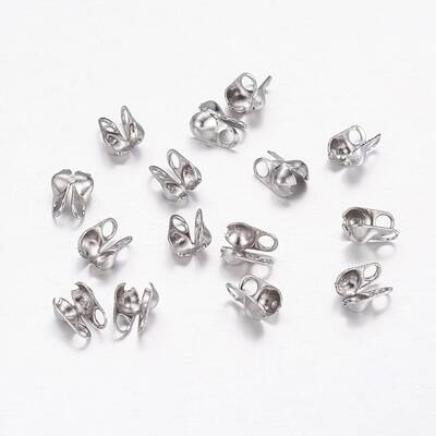Tarnish Resistant 304 Stainless Steel Bead Tips