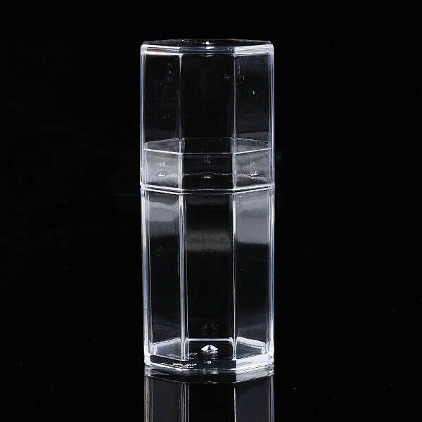 Hexagon Polystyrene Bead Storage Container