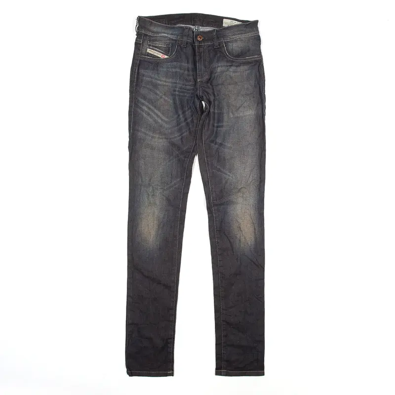 DIESEL Liver Jeans Blue Denim Slim Tapered Womens W26 L31