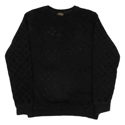LOUIS VUITTON Womens Sweatshirt Black 2XL