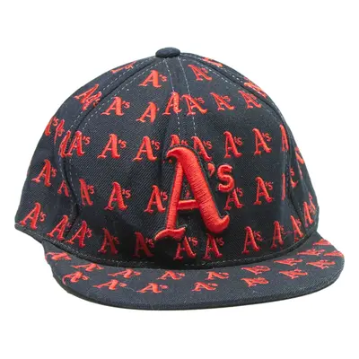 AMERICAN NEEDLE Oakland Athletic's Mens Snapback Cap Blue Wool L