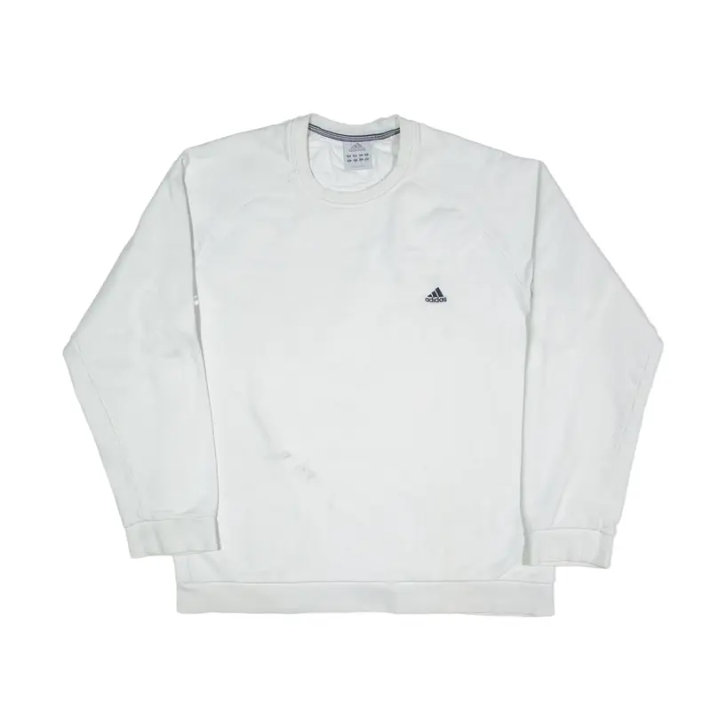 ADIDAS Sweatshirt White Mens XL