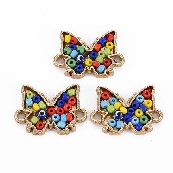 Alloy Enamel Links Connectors