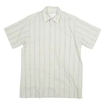 TONY D Mens Shirt Grey Gingham M