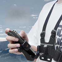 Mobile Phone Chest Mount Harness Strap Holder Cell Phone Clip Action Camera POV for Samsung iPhone Plus etc Accessories Smart...