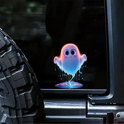 Luminous Ghost Pattern Car Sticker, Waterproof Car Decal, Car Exterior Decoration Accessories for Car, Truck, Laptop, Glass D...