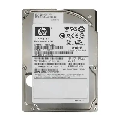9F4066-034 Seagate 73GB 3Gb/s SAS 10000 2.5-inch 16MB Hard Drive