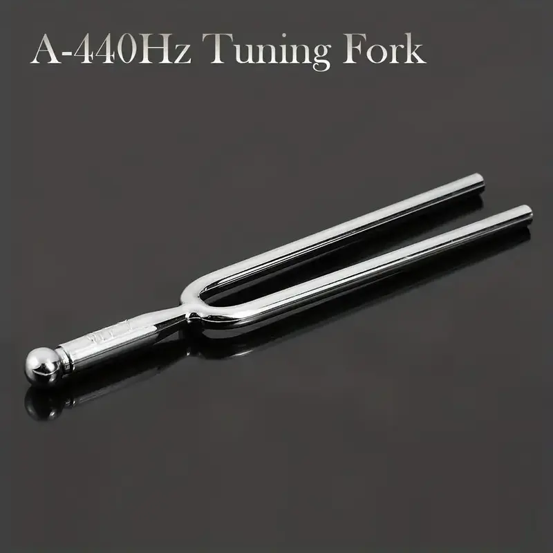 Standard A 440 Hz Tuning Fork, 1 Count Stainless Steel Musical Instrument Accessories, Violin Viola Cello A Tone Tuner, Music...