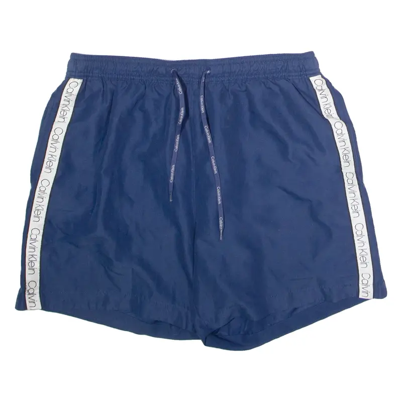 CALVIN KLEIN Mens Swimming Shorts Blue L W30