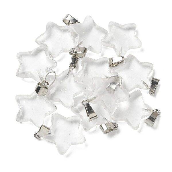 Synthetic Quartz Crystal Pendants