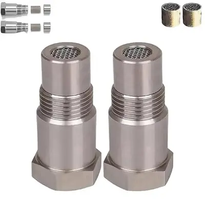 Oxygen Sensor Filter Adapter - New Stainless Steel Extension Pipe Fitting - Car Extension Screw
