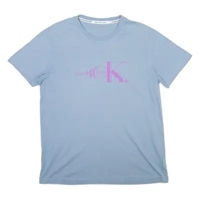 CALVIN KLEIN JEANS Mens T-Shirt Blue L