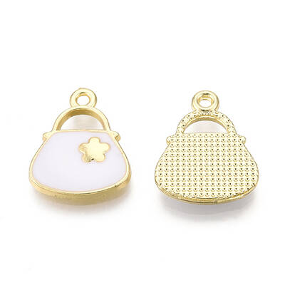 Rack Plating Alloy Enamel Pendants