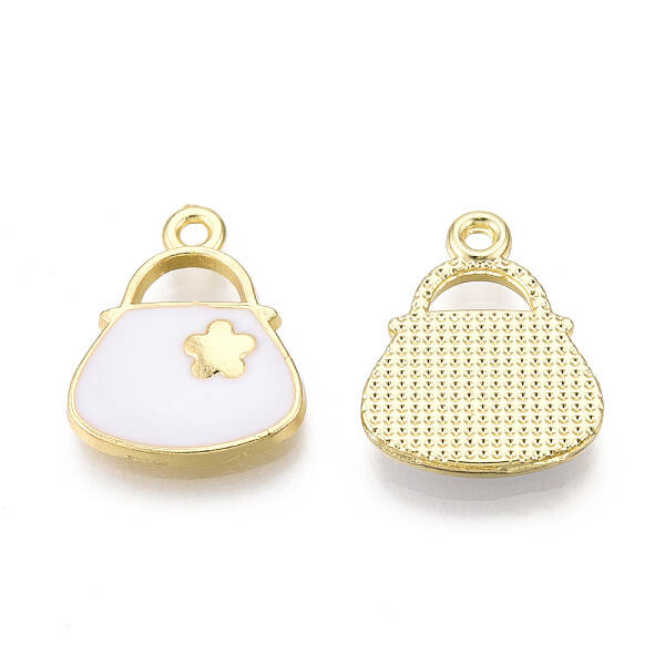 Rack Plating Alloy Enamel Pendants