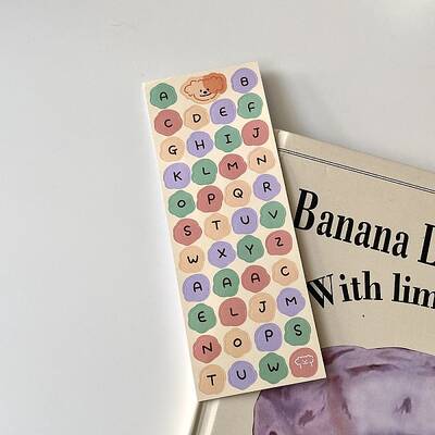 PVC Self-Adhesive Letter Stickers