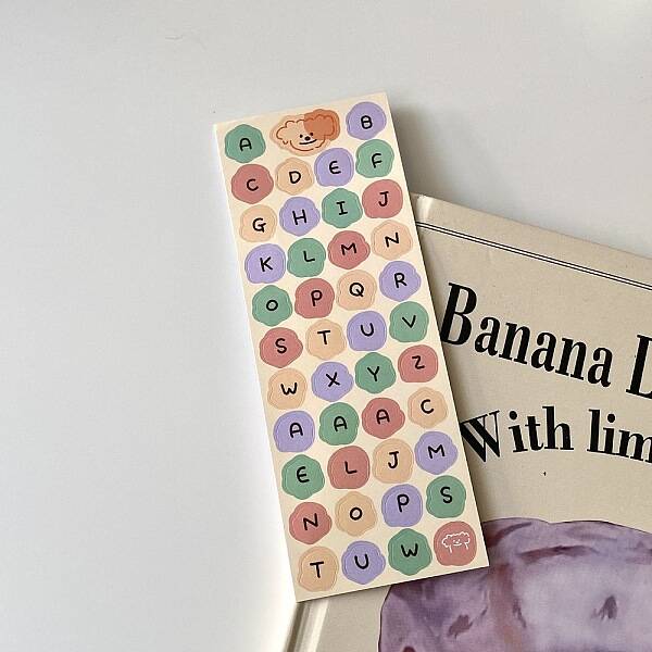 PVC Self-Adhesive Letter Stickers
