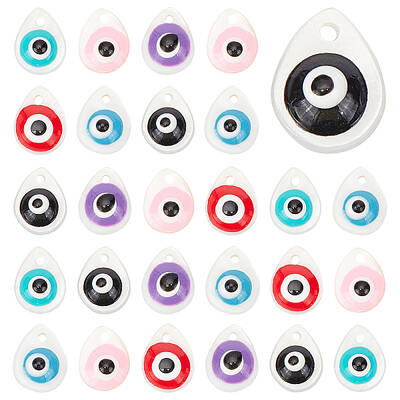 50Pcs Natural Freshwater Shell Charms