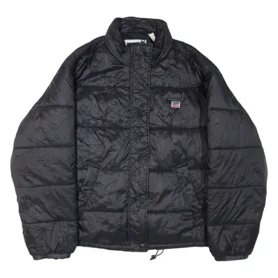 LEVI'S Mens Puffer Jacket Black L