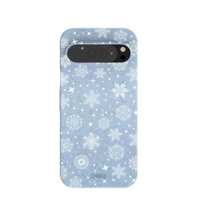 Powder Blue Let it Snow Google Pixel 9 Pro XL Case