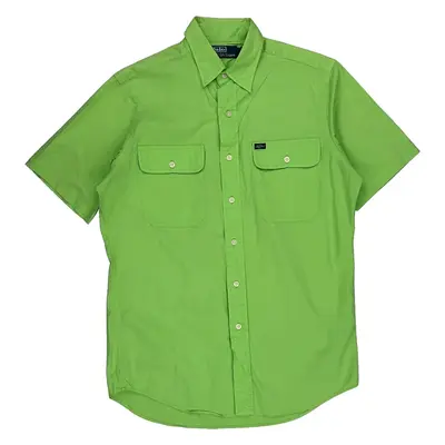 Ralph Lauren Short Sleeve Shirt - Small Green Cotton