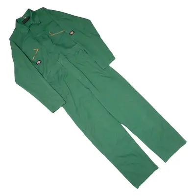 DICKIES Workwear Mens Boiler Suit Green Relaxed S W29 L28
