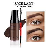 SACE LADY 3D Eyebrow Gel 6ml Lasting 24H Waterproof Smudge-proof Tinted Brow Cream Makeup Kit