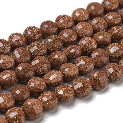 Synthetic Goldstone Beads Strands