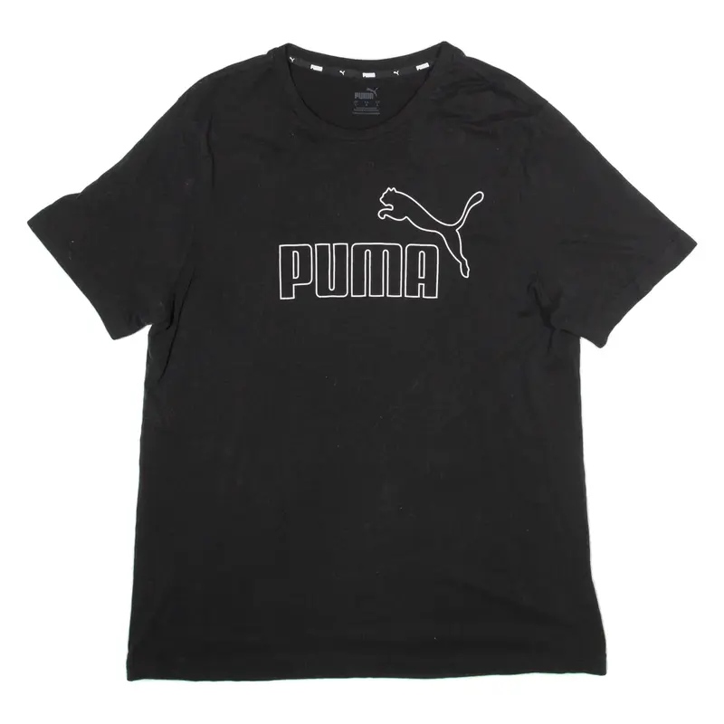 PUMA Mens T-Shirt Black L