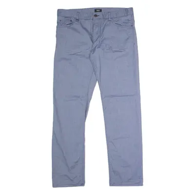 BOSS Stretch Maine Chino Mens Trousers Blue Regular Straight W35 L32