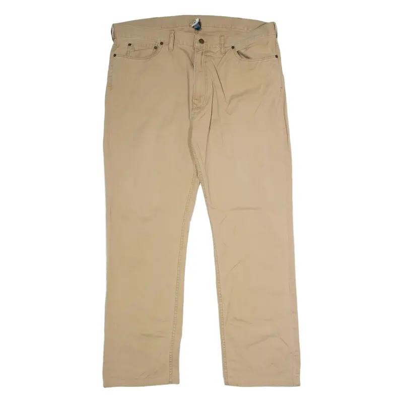 POLO RALPH LAUREN Chino Mens Twill Trousers Beige Straight 90s W40 L31